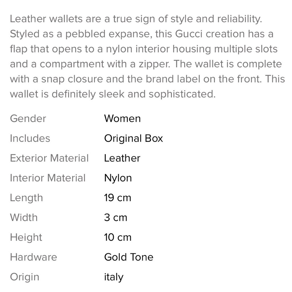 GUCCI. CLASSIC. Fits a Apple iPhone perfectly!!! Euc. - Picture 14 of 14